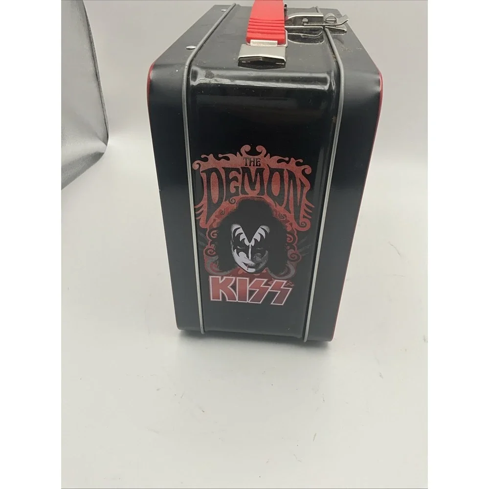 KISS Metal Lunch Box Tin Carry Case The Demon's Gene Simmons Rock Band